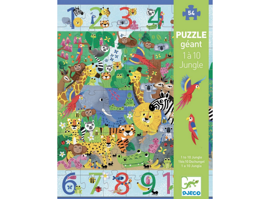 DJECO Puzzle Džungle 54 dílků