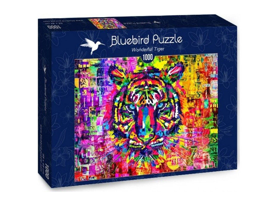 BLUEBIRD Puzzle Úžasný tygr 1000 dílků