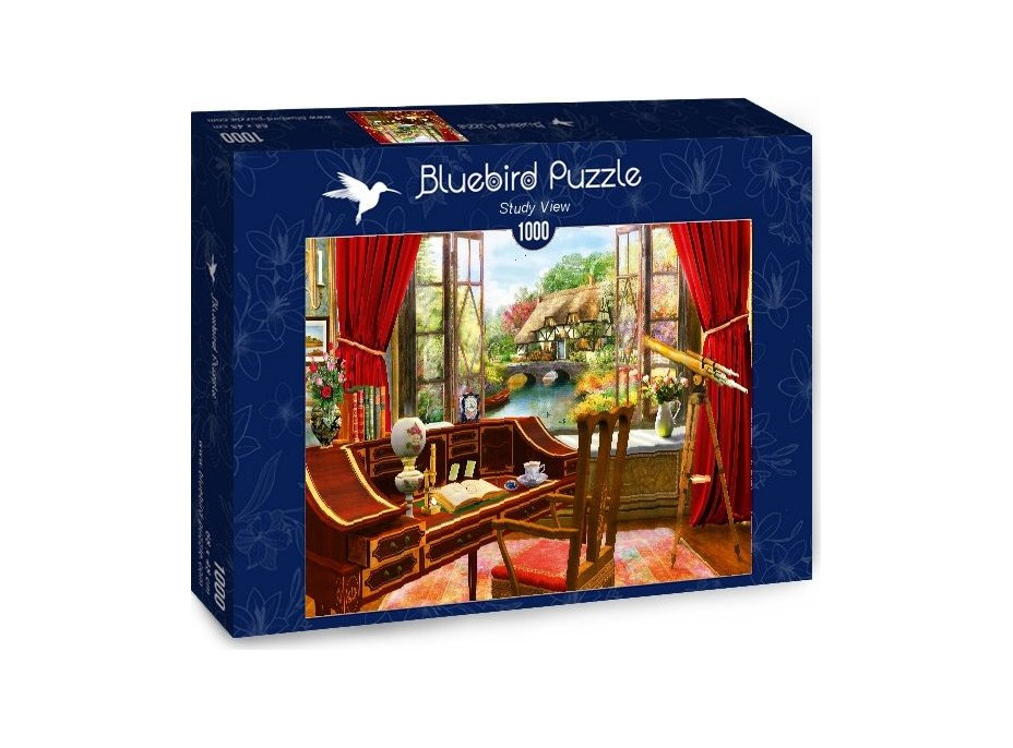 BLUEBIRD Puzzle Výhled z pracovny 1000 dílků