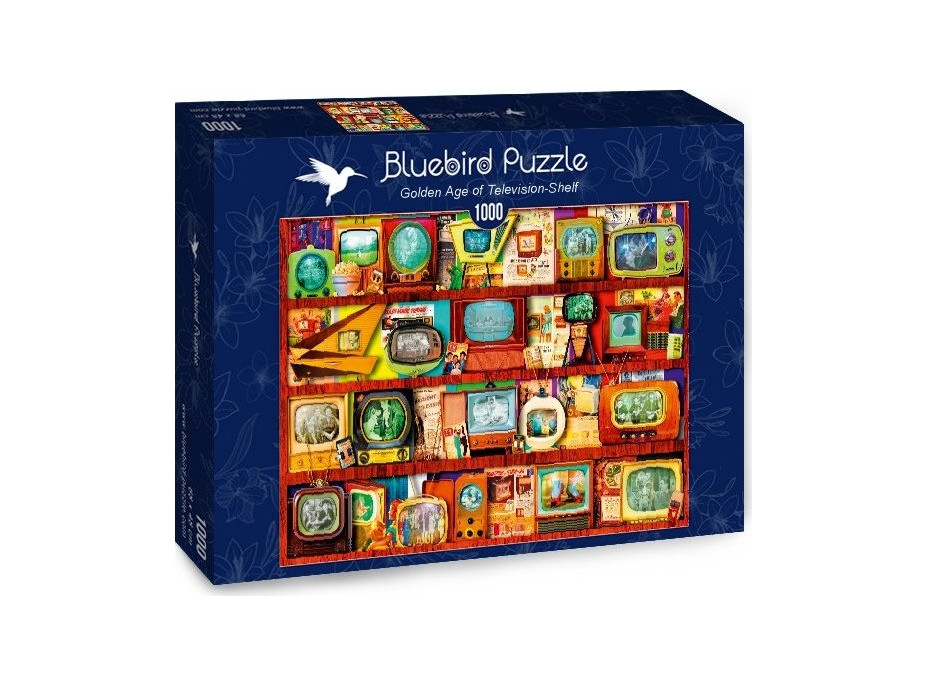 BLUEBIRD Puzzle Zlatý věk televize 1000 dílků