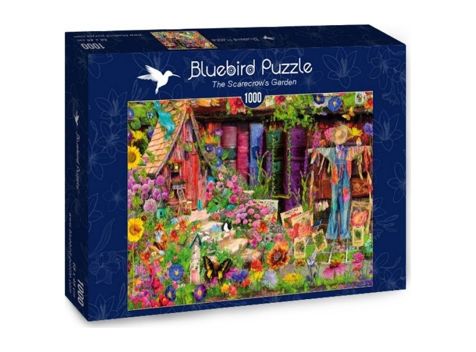 BLUEBIRD Puzzle Zahrada se strašákem 1000 dílků