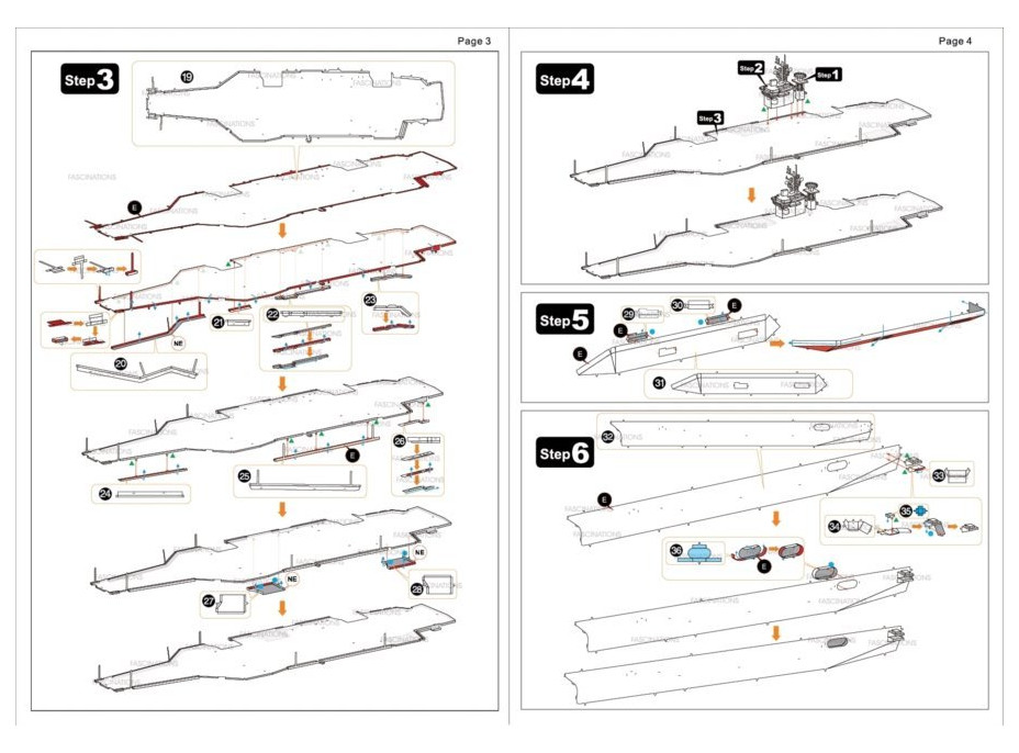 METAL EARTH 3D puzzle Letadlová loď USS Theodore Roosevelt CVN-71 (ICONX)