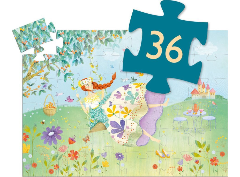 DJECO Puzzle Jarní princezna 36 dílků