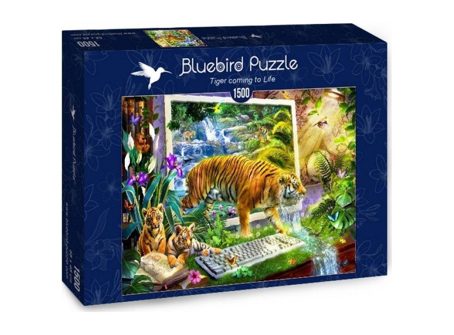 BLUEBIRD Puzzle Ožívající tygři 1500 dílků