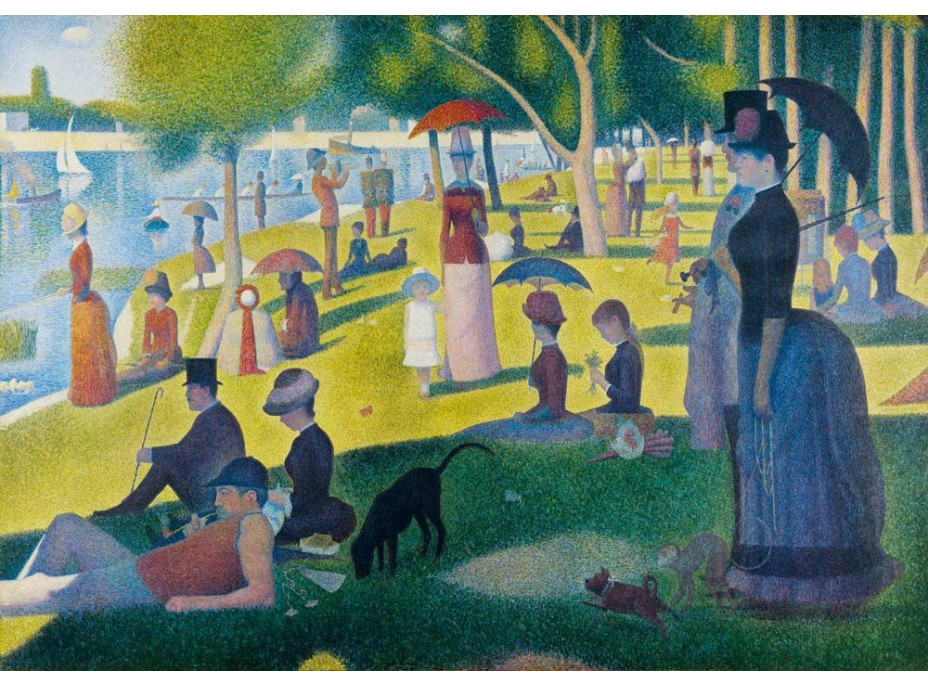 BLUEBIRD Puzzle Nedělní odpoledne na ostrově La Grande Jatte 1000 dílků