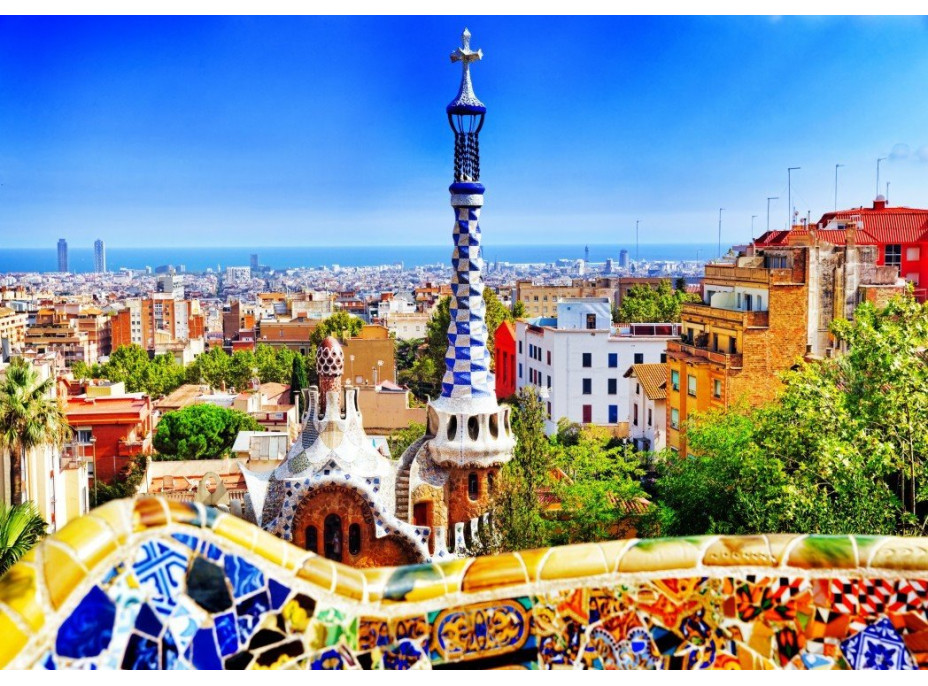 BLUEBIRD Puzzle Park Güell, Barcelona 1000 dílků