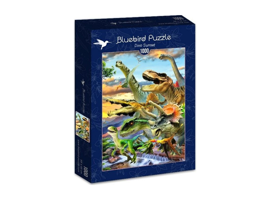 BLUEBIRD Puzzle Soumrak dinosaurů 1000 dílků