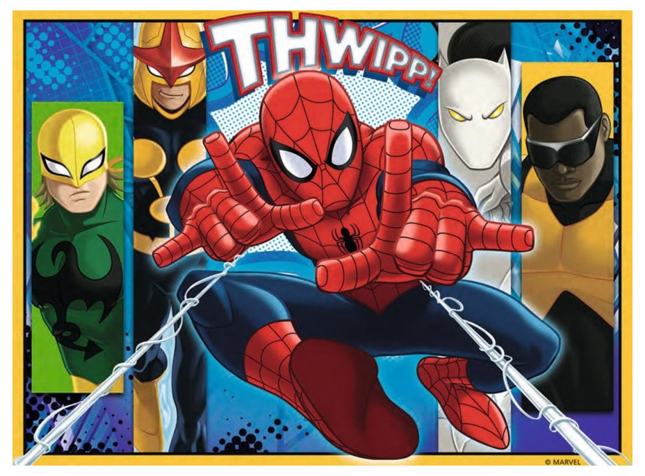 RAVENSBURGER Puzzle Spiderman 4v1 (12,16,20,24 dílků)