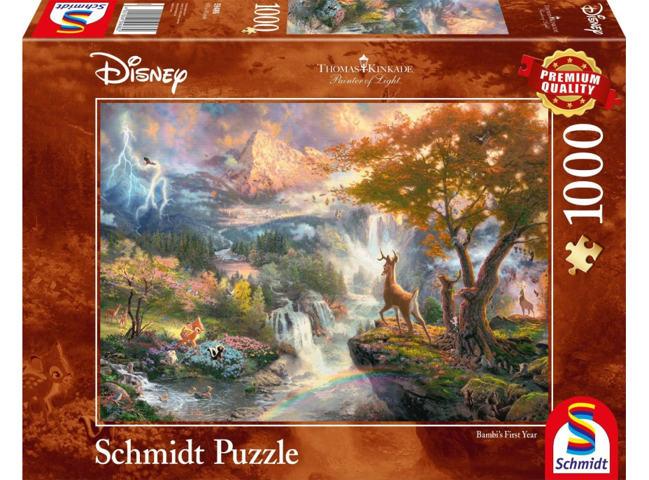 SCHMIDT Puzzle Bambi: První rok 1000 dílků