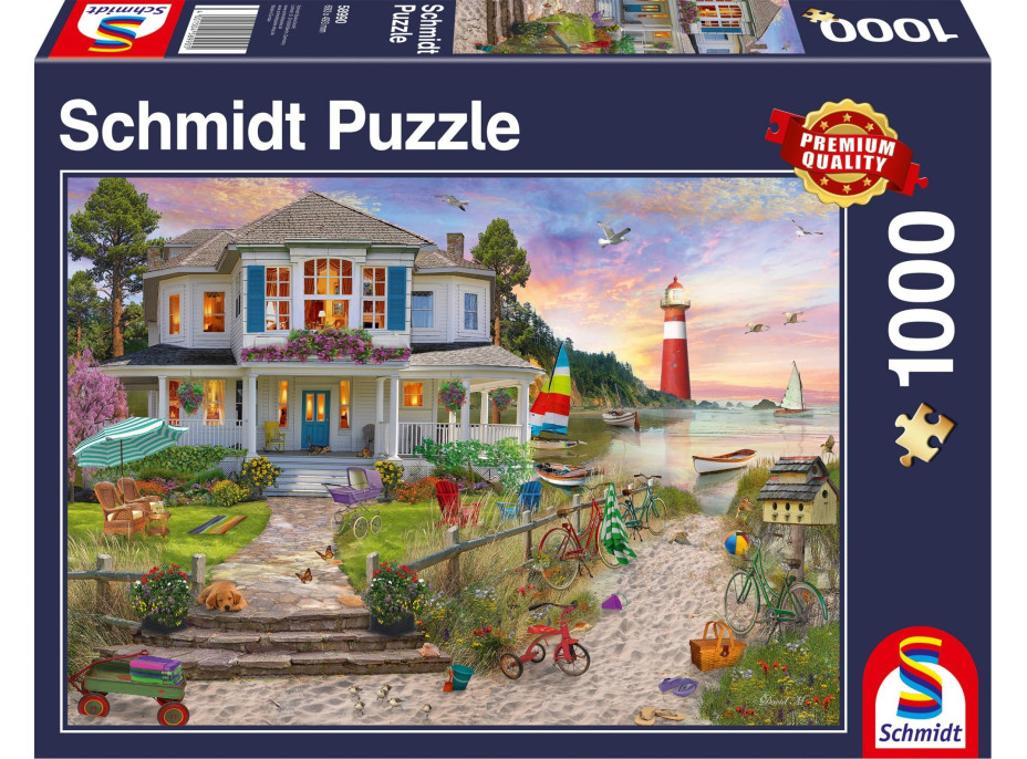 SCHMIDT Puzzle Dům na pláži 1000 dílků