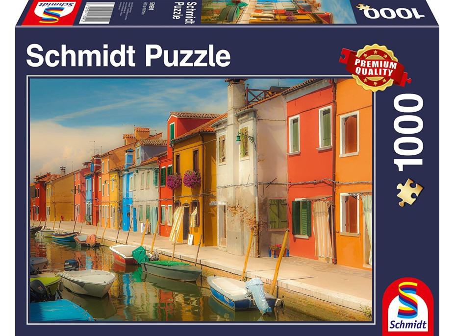 SCHMIDT Puzzle Zářivé domy 1000 dílků