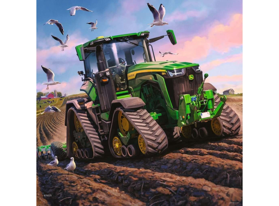 RAVENSBURGER Puzzle John Deere v akci 3x49 dílků