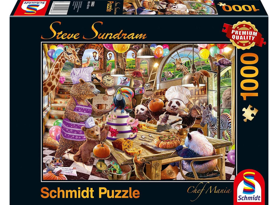 SCHMIDT Puzzle Kuchařská mánie 1000 dílků