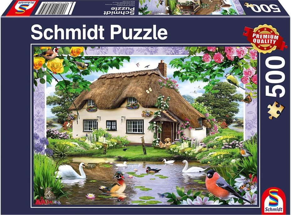 SCHMIDT Puzzle Romantická chalupa 500 dílků