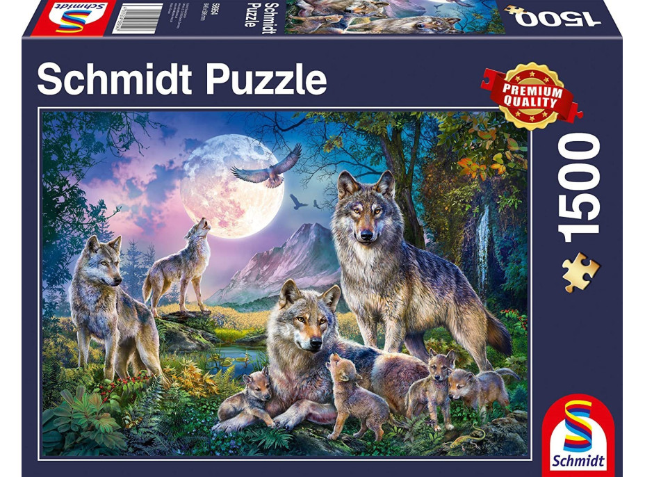 SCHMIDT Puzzle Vlci 1500 dílků