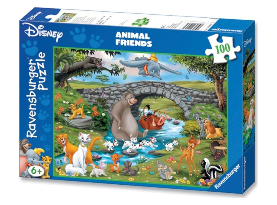 RAVENSBURGER Puzzle Zvířecí kamarádi XXL 100 dílků