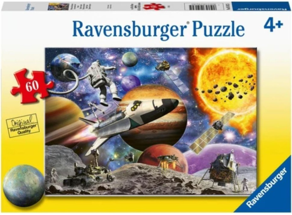 RAVENSBURGER Puzzle Průzkum vesmíru 60 dílků