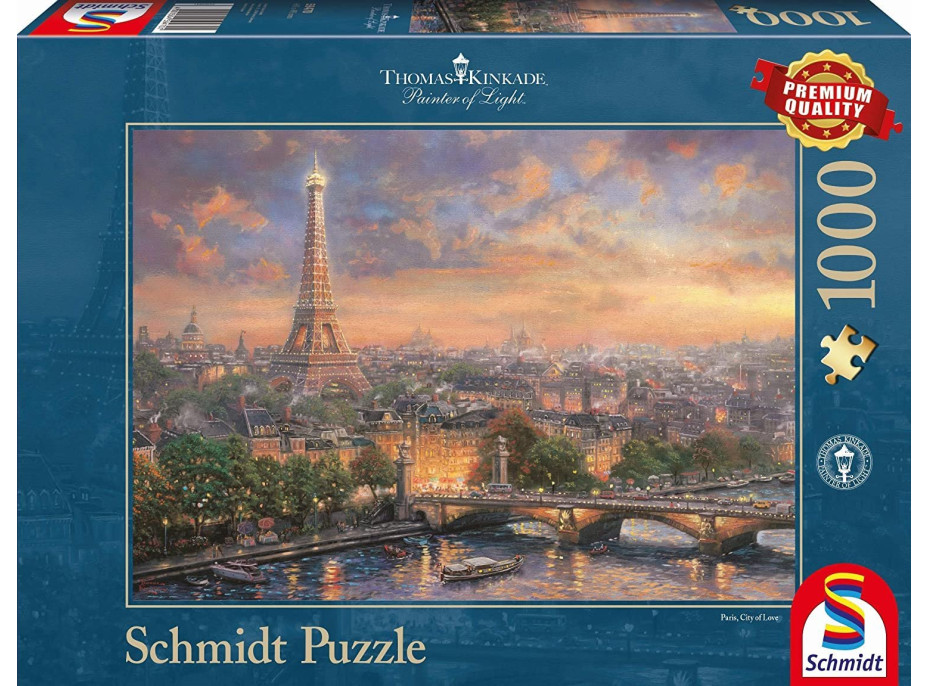 SCHMIDT Puzzle Paříž, město lásky 1000 dílků