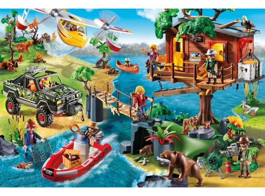 SCHMIDT Puzzle Playmobil Domek na stromě 150 dílků + figurka Playmobil