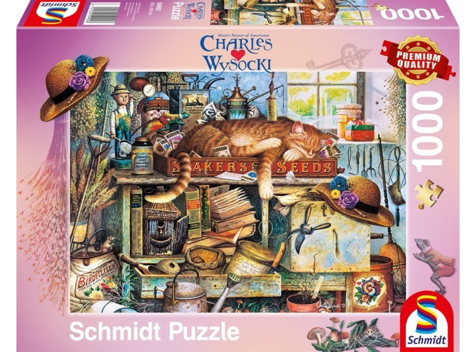 SCHMIDT Puzzle Remington zahradník 1000 dílků