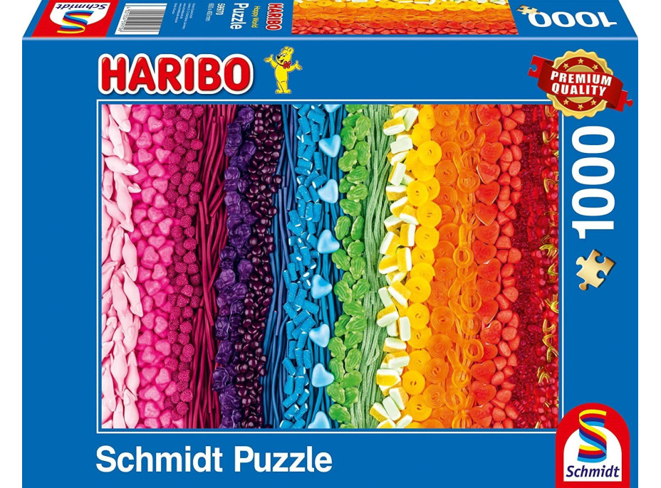 SCHMIDT Puzzle Haribo: Sladký svět 1000 dílků