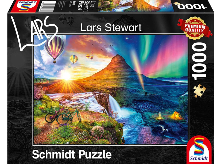 SCHMIDT Puzzle Den a noc: Island 1000 dílků