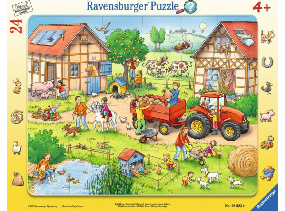 RAVENSBURGER Puzzle Moje malá farma 24 dílků