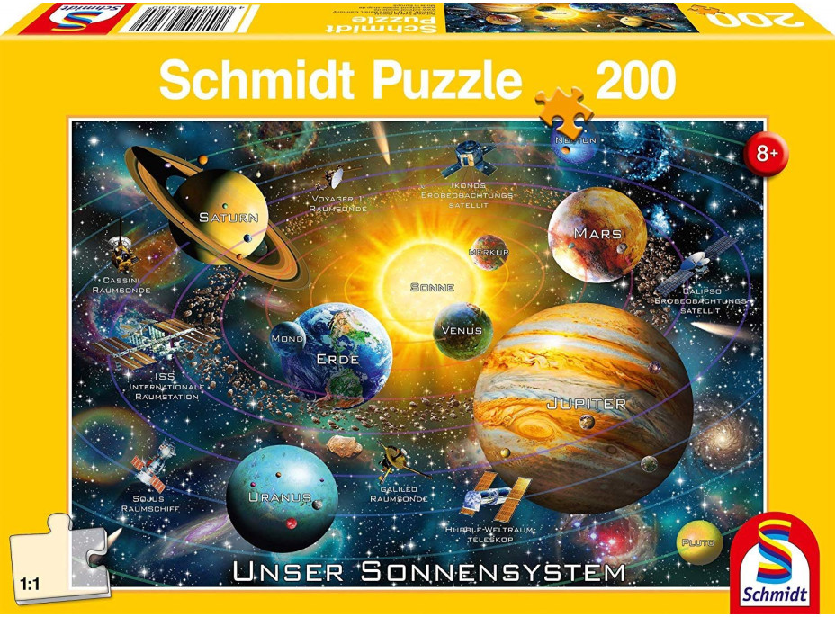 SCHMIDT Puzzle Sluneční soustava 200 dílků