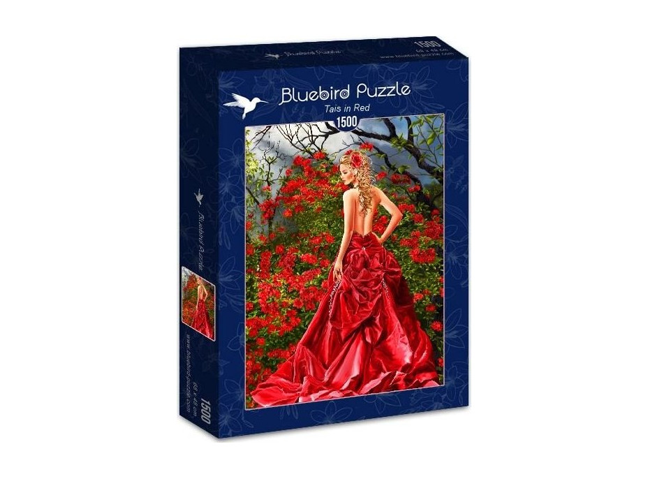 BLUEBIRD Puzzle Žena v červeném 1500 dílků