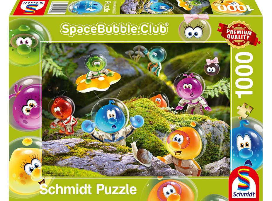 SCHMIDT Puzzle Spacebubble Club: Přistání v mechovém lese 1000 dílků