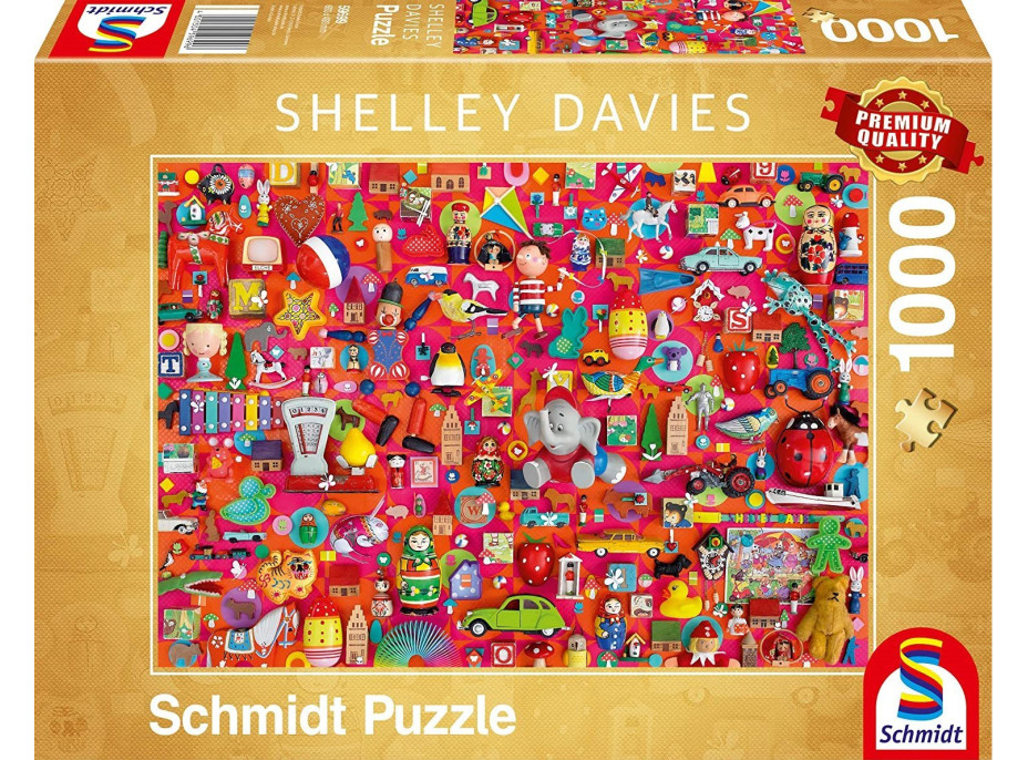 SCHMIDT Puzzle Vintage: Hračky 1000 dílků