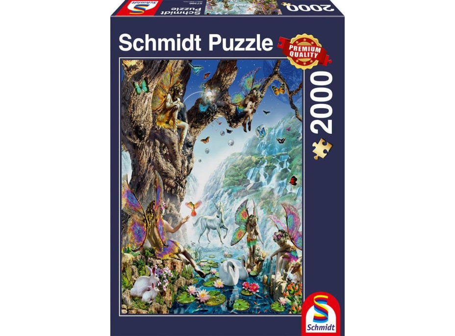 SCHMIDT Puzzle V údolí vodních víl 2000 dílků