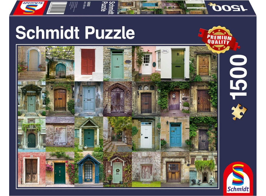 SCHMIDT Puzzle Koláž dveří 1500 dílků