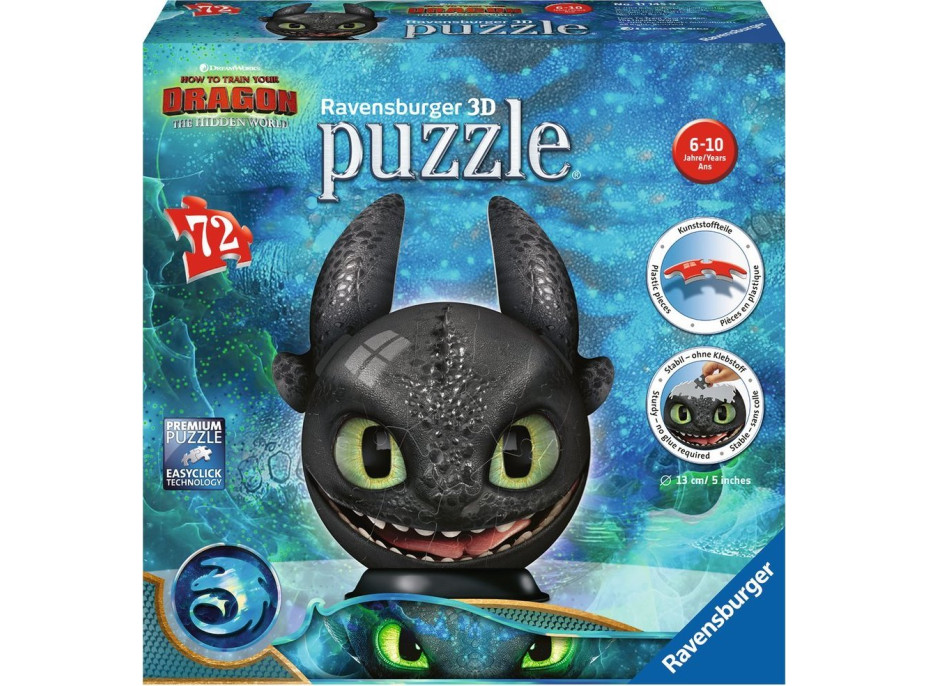 RAVENSBURGER Puzzleball Bezzubka 72 dílků