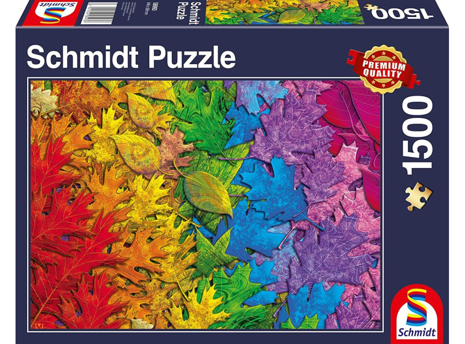 SCHMIDT Puzzle Barevné listí 1500 dílků