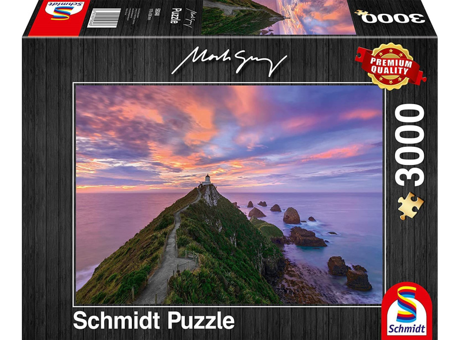 SCHMIDT Puzzle Maják Nugget Point, Nový Zéland 3000 dílků