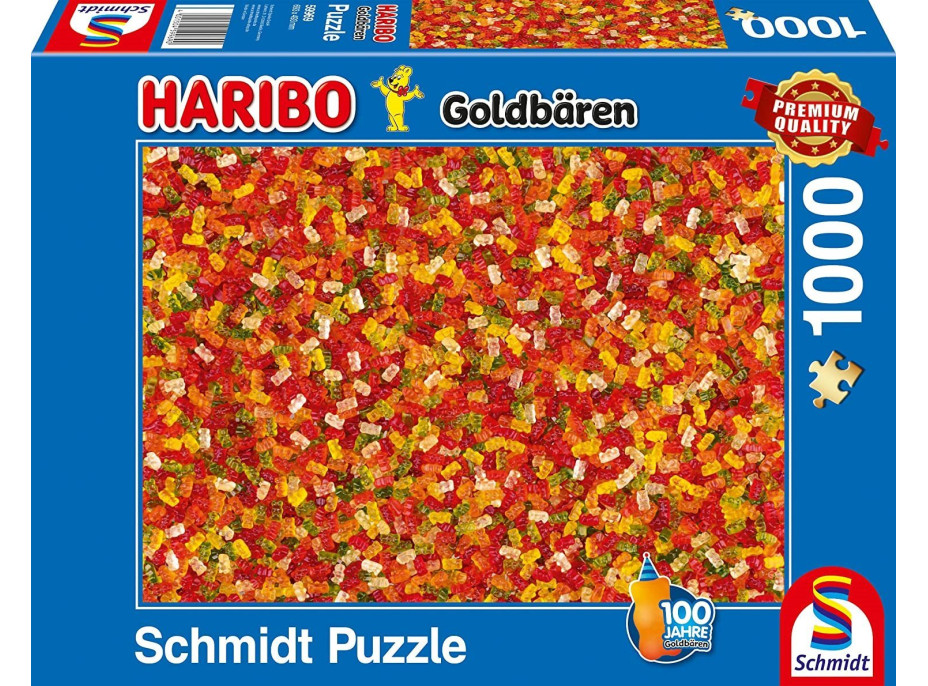 SCHMIDT Puzzle Haribo: Zlatí medvídci 1000 dílků