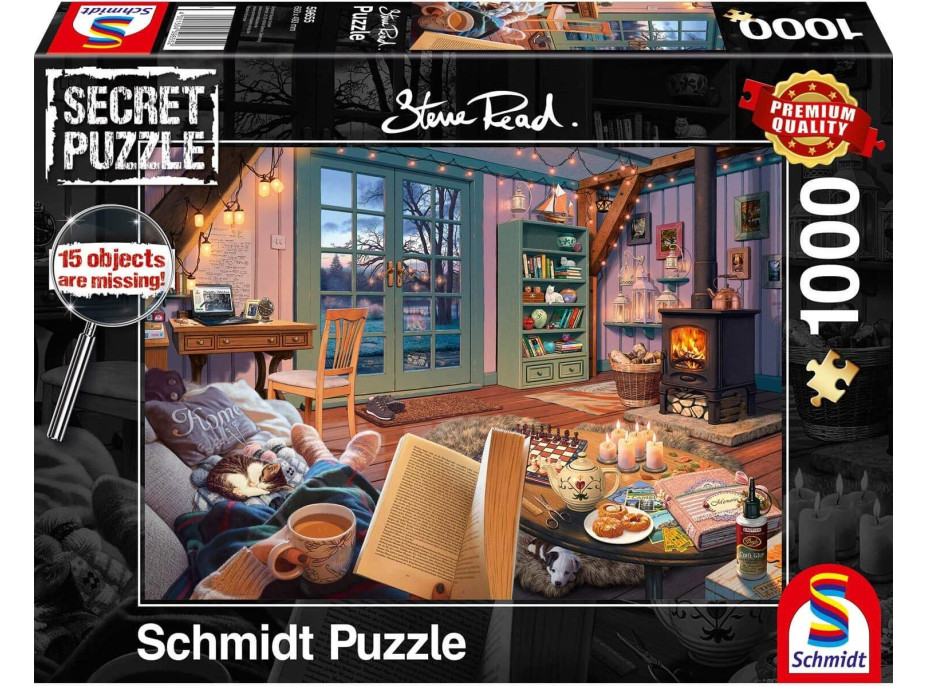 SCHMIDT Secret puzzle V prázdninovém domě 1000 dílků