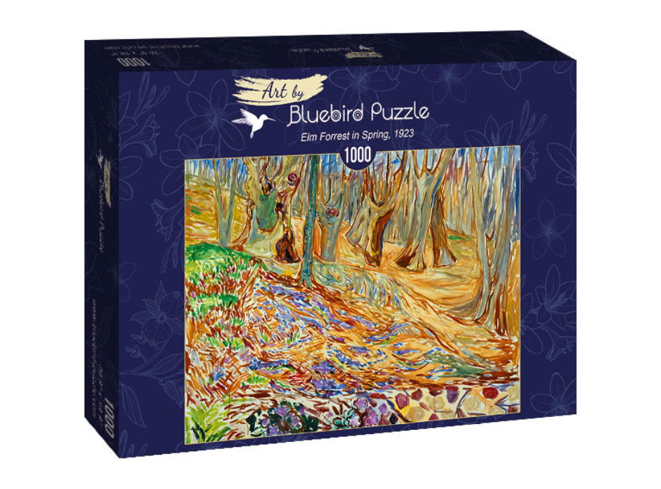 BLUEBIRD Puzzle Jilmový les na jaře (1923) 1000 dílků