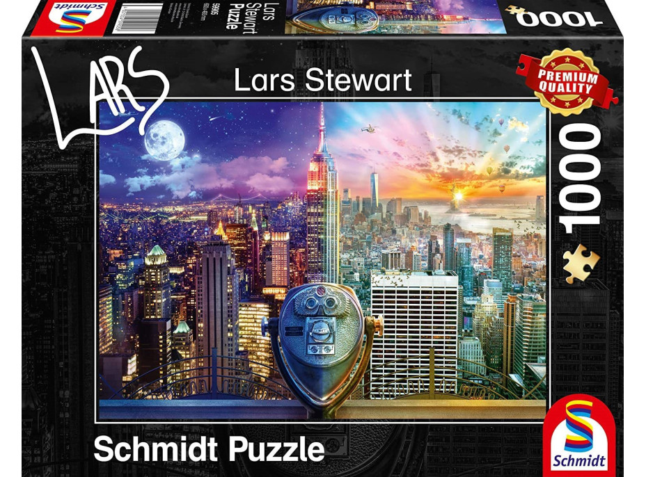 SCHMIDT Puzzle Den a noc: New York 1000 dílků