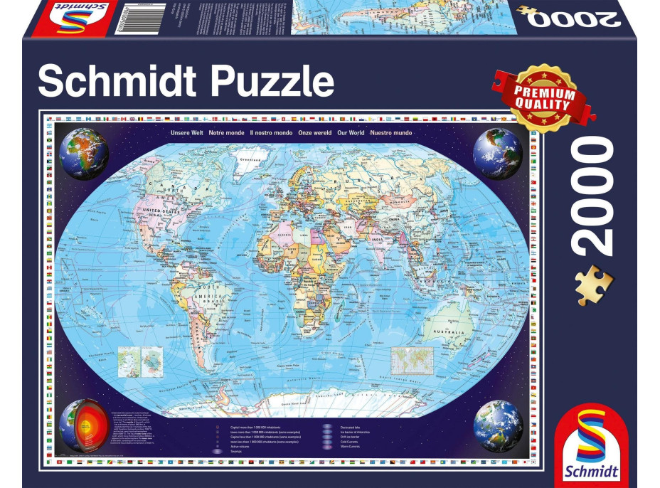 SCHMIDT Puzzle Náš svět 2000 dílků