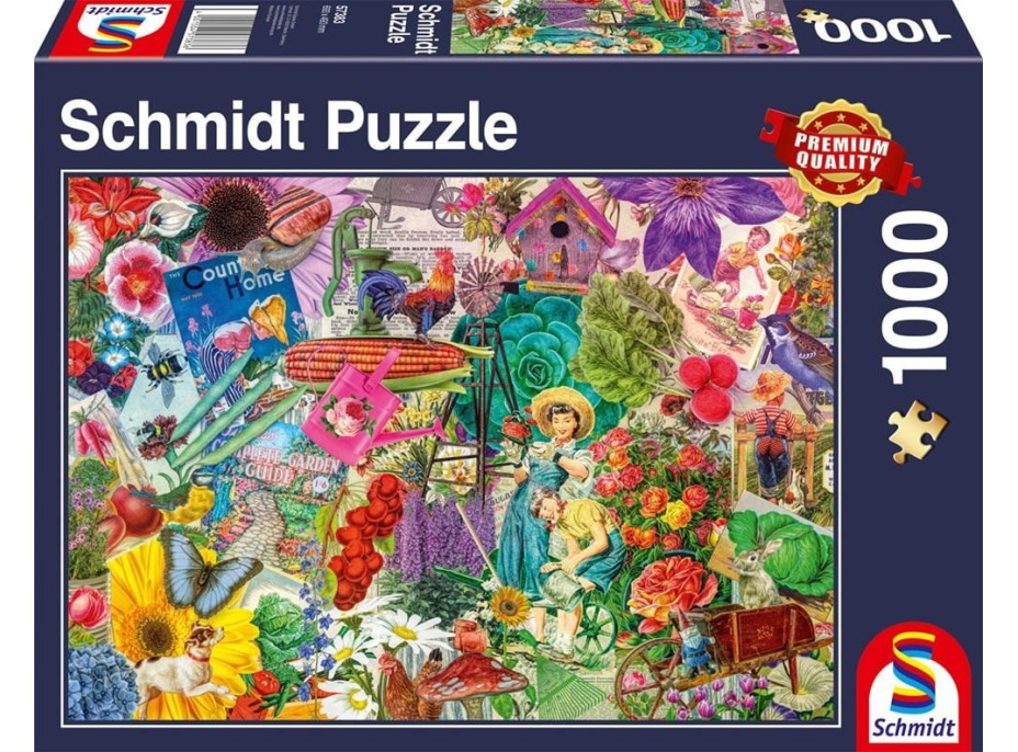 SCHMIDT Puzzle Zábavné zahradničení 1000 dílků