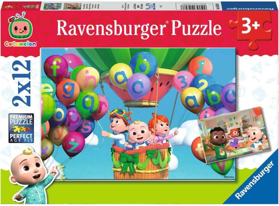 RAVENSBURGER Puzzle Cocomelon 2x12 dílků