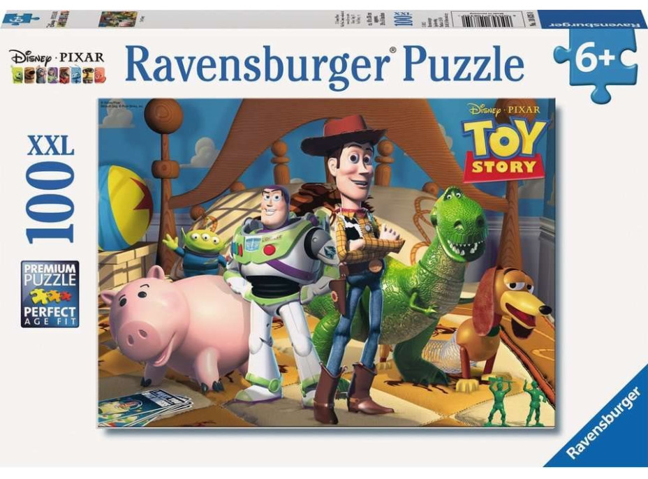 RAVENSBURGER Puzzle Toy Story: Příběh hraček XXL 100 dílků