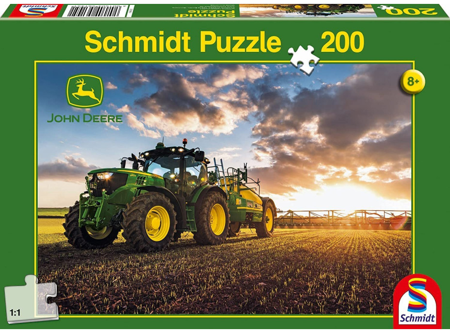 SCHMIDT Puzzle Traktor John Deere 6150R 200 dílků