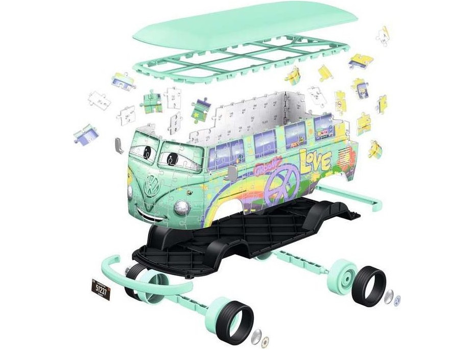 RAVENSBURGER 3D puzzle Autobus Cars: Fillmore 162 dílků