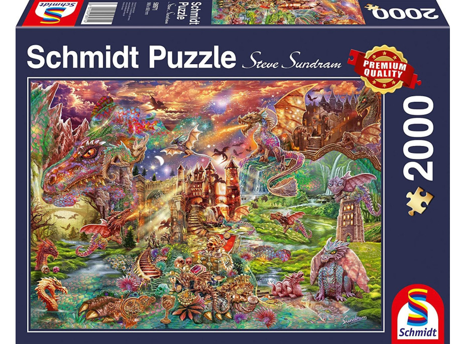 SCHMIDT Puzzle Dračí poklad 2000 dílků