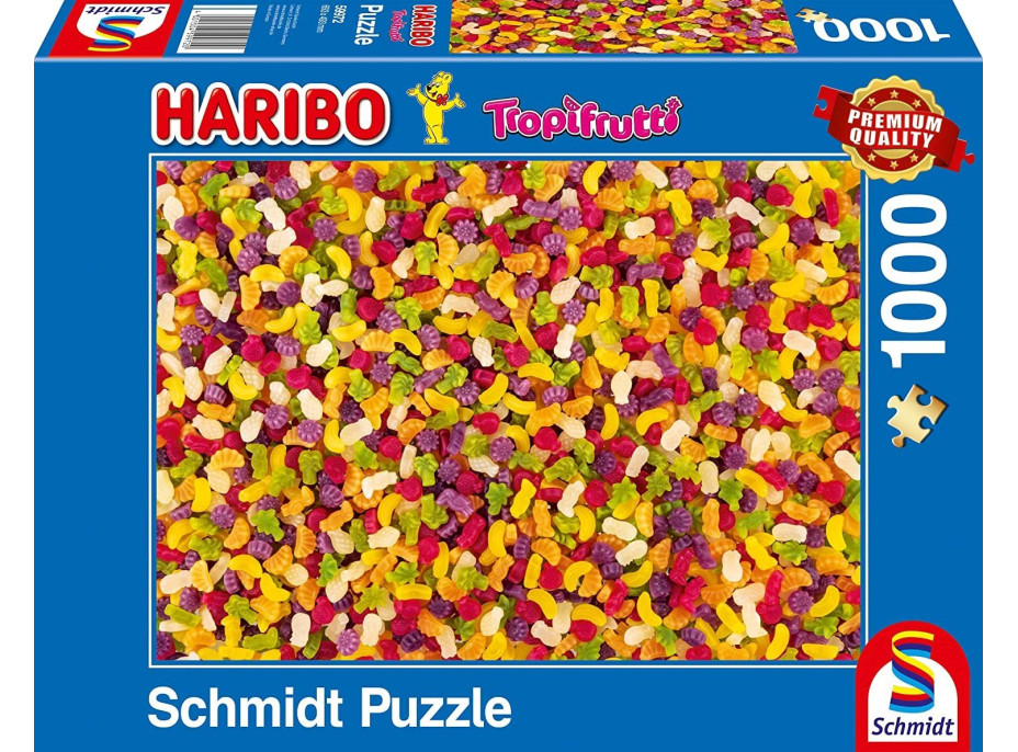 SCHMIDT Puzzle Haribo: Tropifruti 1000 dílků