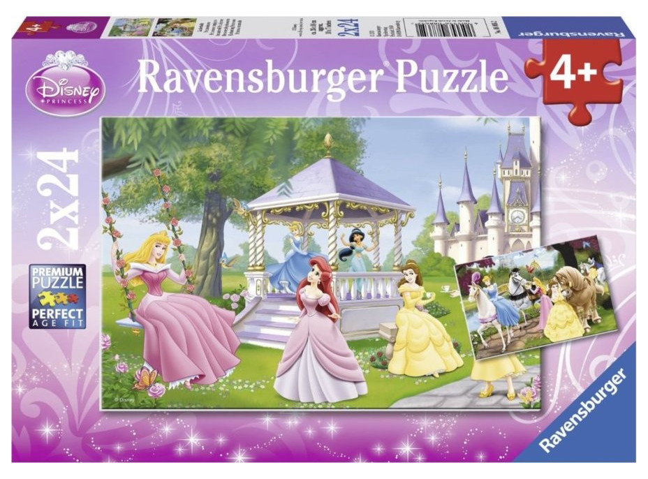 RAVENSBURGER Puzzle Okouzlující princezny 2x24 dílků