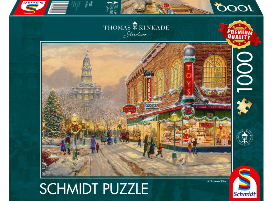 SCHMIDT Puzzle Vánoční přání 1000 dílků